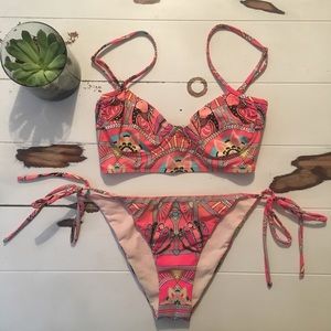 Mara Hoffman tribal print bathing suit bikini